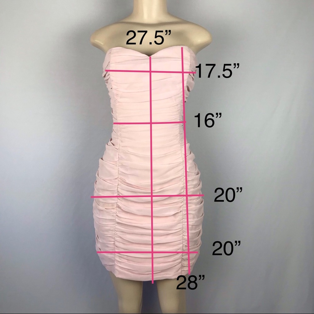 H&M Ruched Dress Strapless - Picture 8 of 8